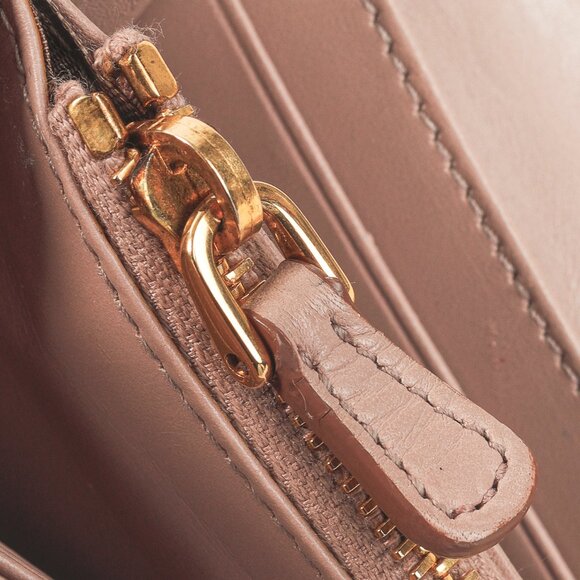 Miu Miu Croc Embossed Long Continental Blush Pink Wallet - Picture 8 of 9